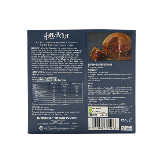 Butterbeer Sponge Pudding