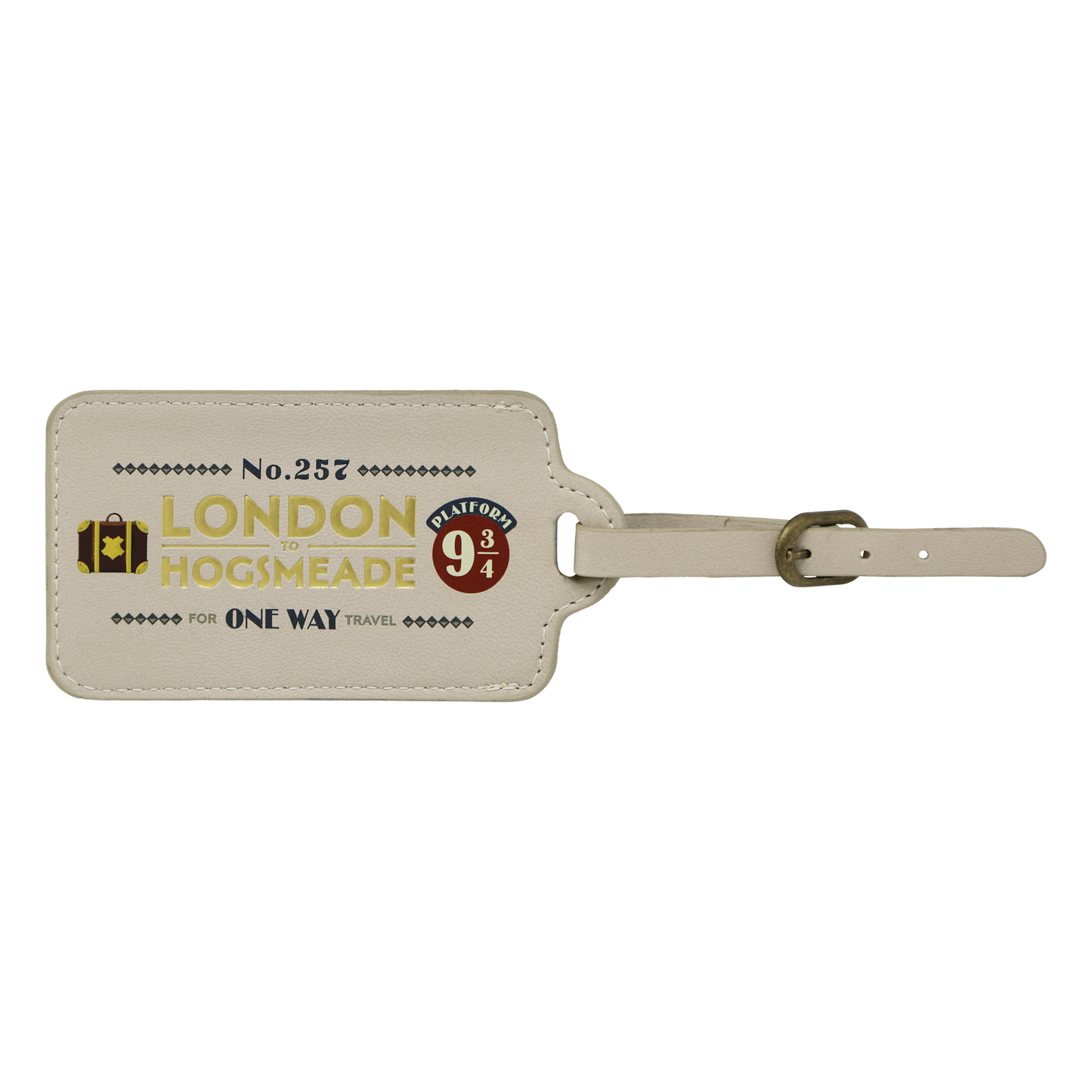 London to Hogwarts Luggage Tag
