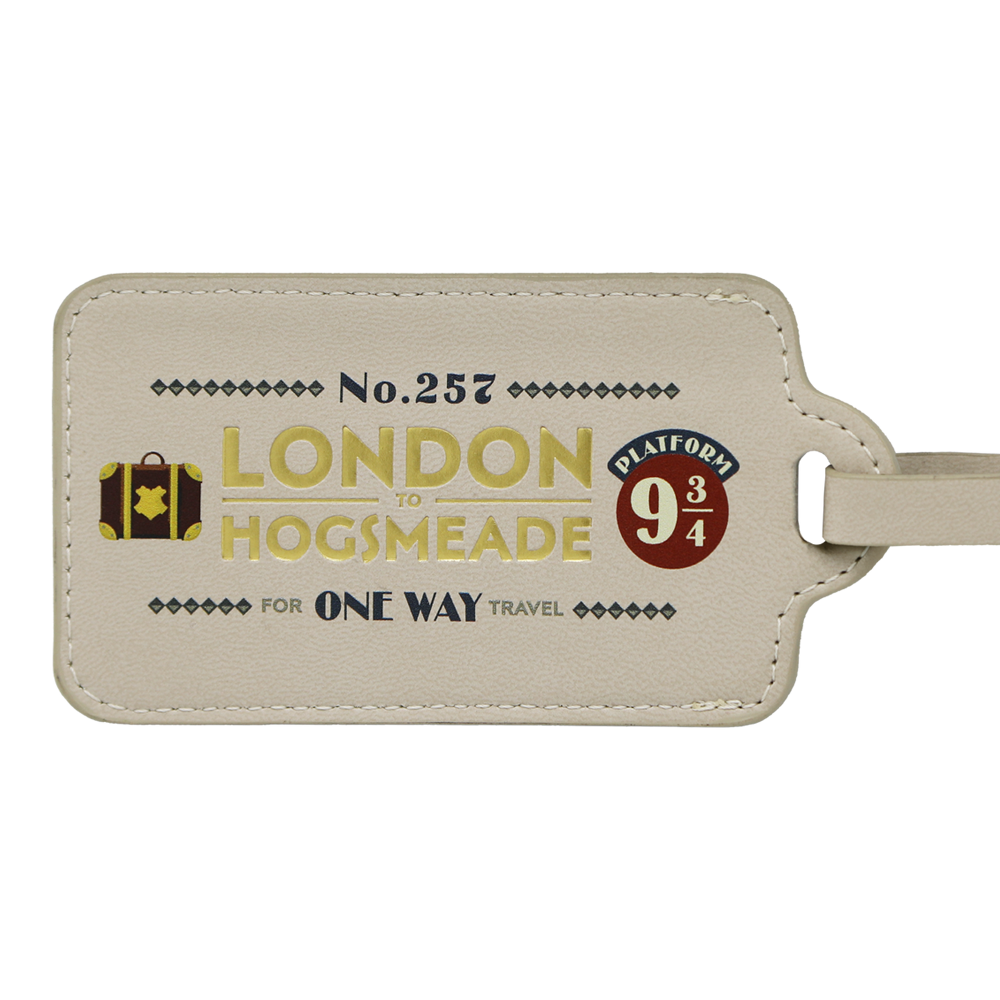 London to Hogwarts Luggage Tag