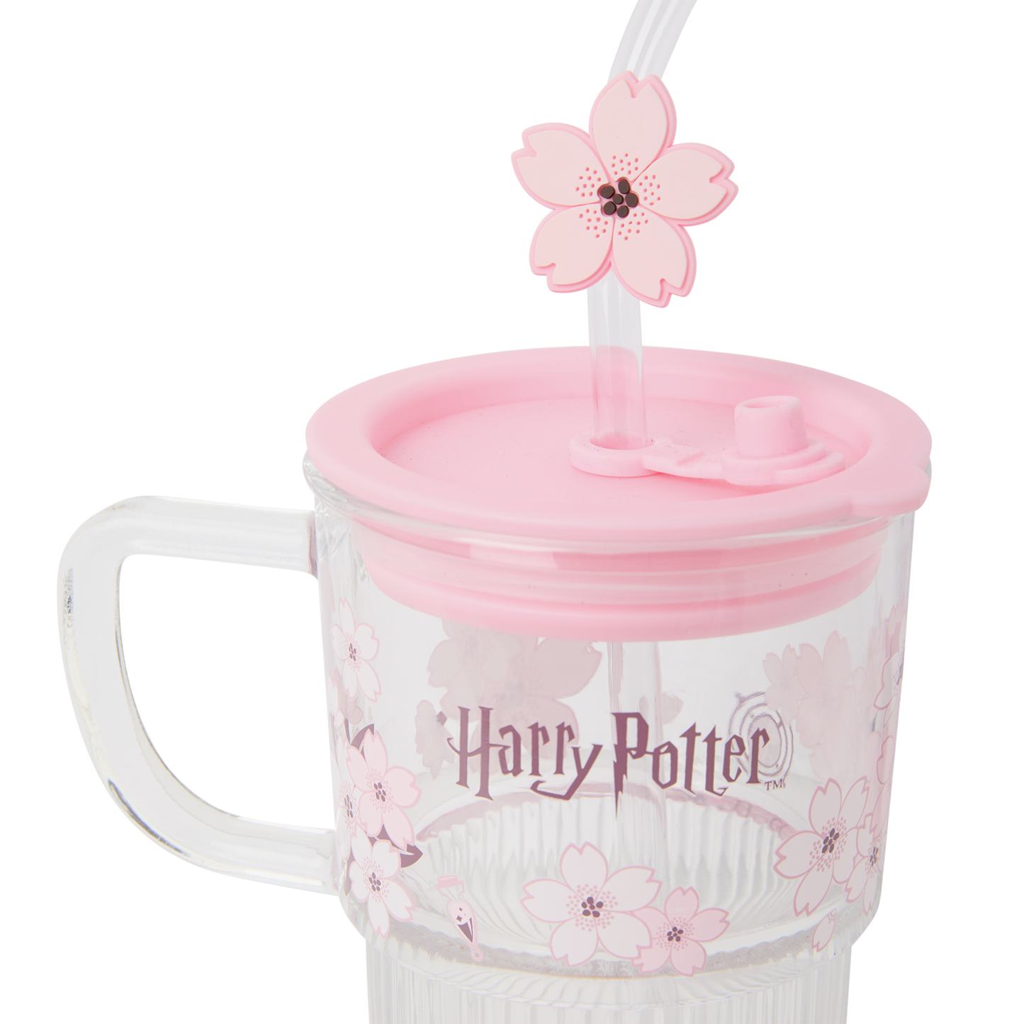 Sakura Glass Mug & Straw