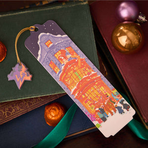 Diagon Alley Christmas Bookmark