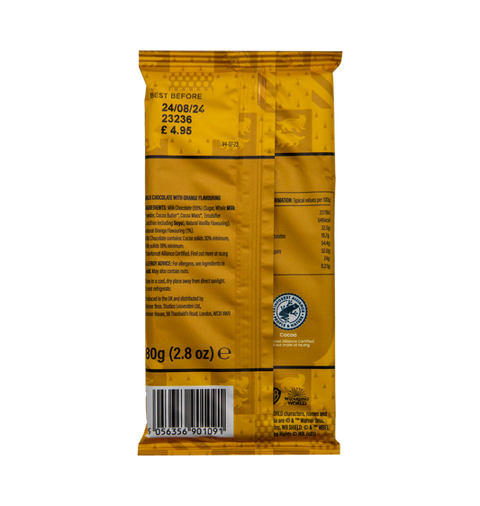 Hufflepuff Milk Chocolate Bar