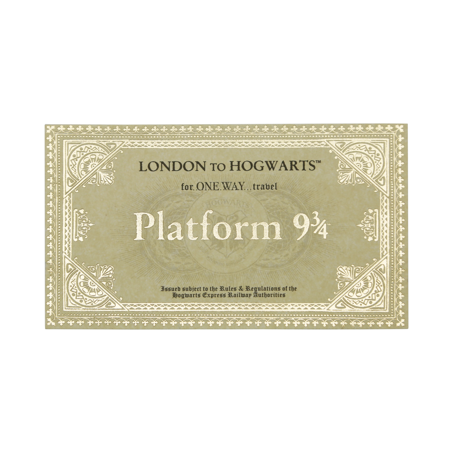 Hogwarts Express Replica Ticket