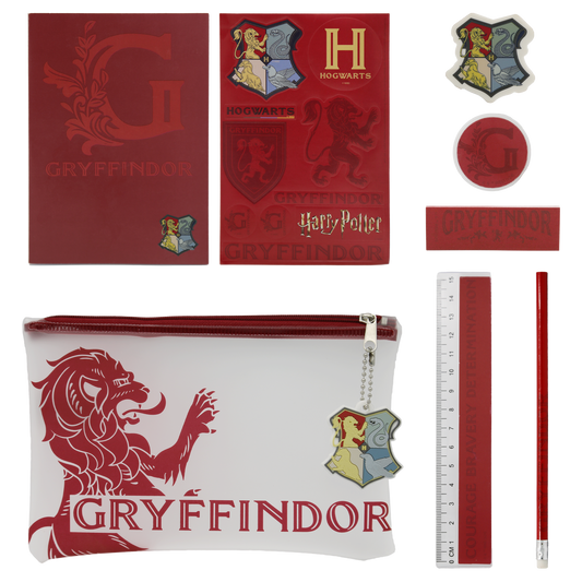 House Mascot Gryffindor Stationery Set