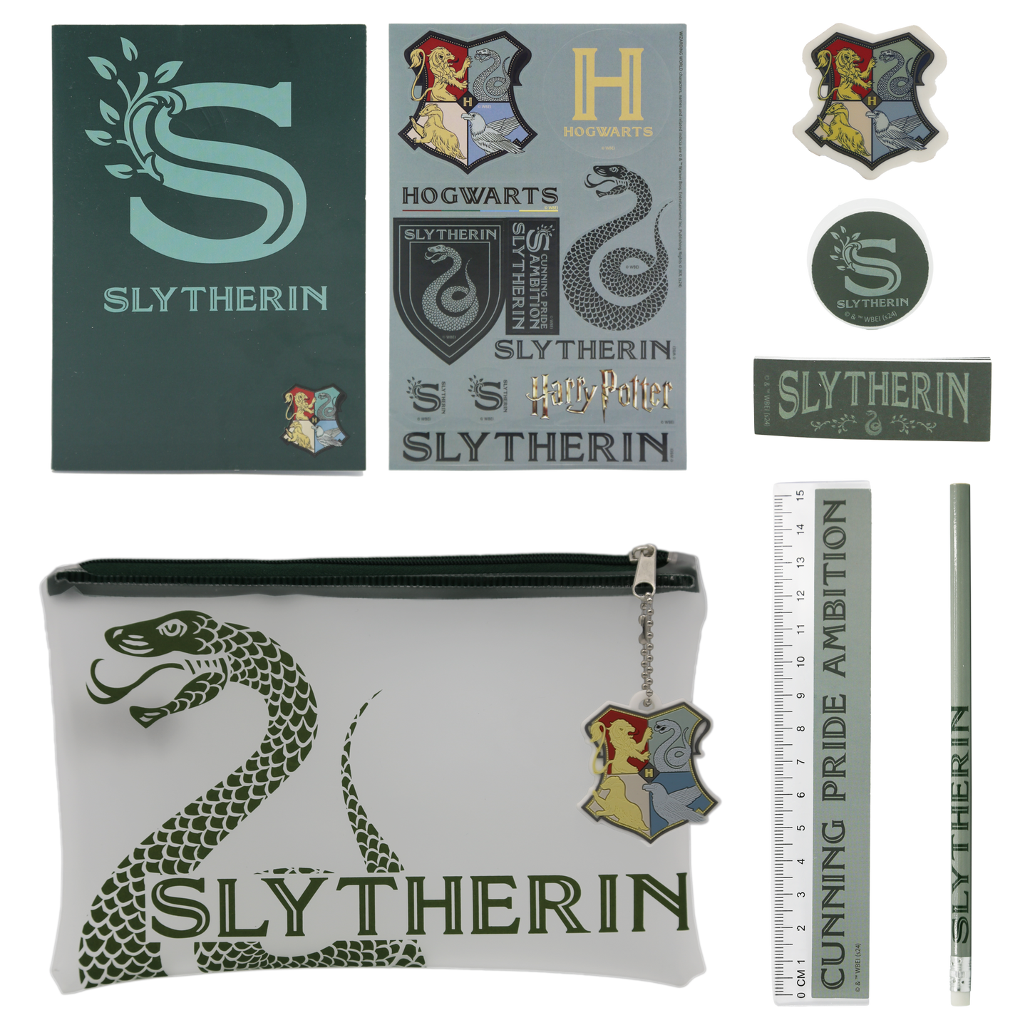 House Mascot Slytherin Stationery Set