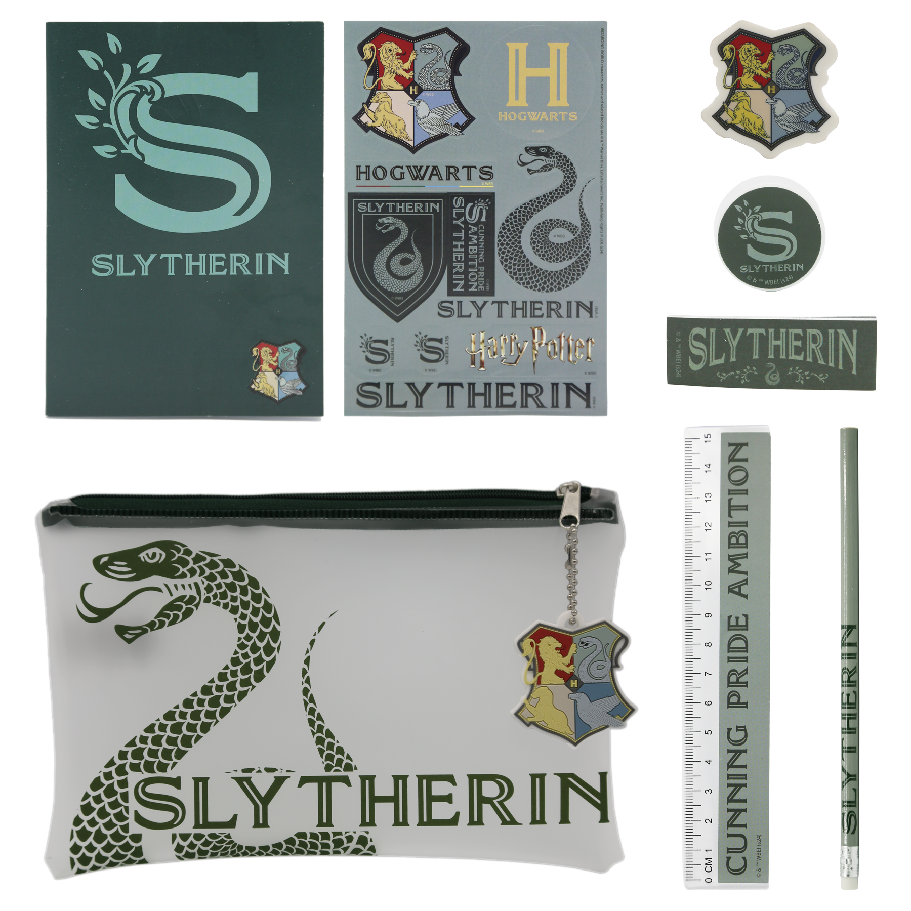 House Mascot Slytherin Stationery Set