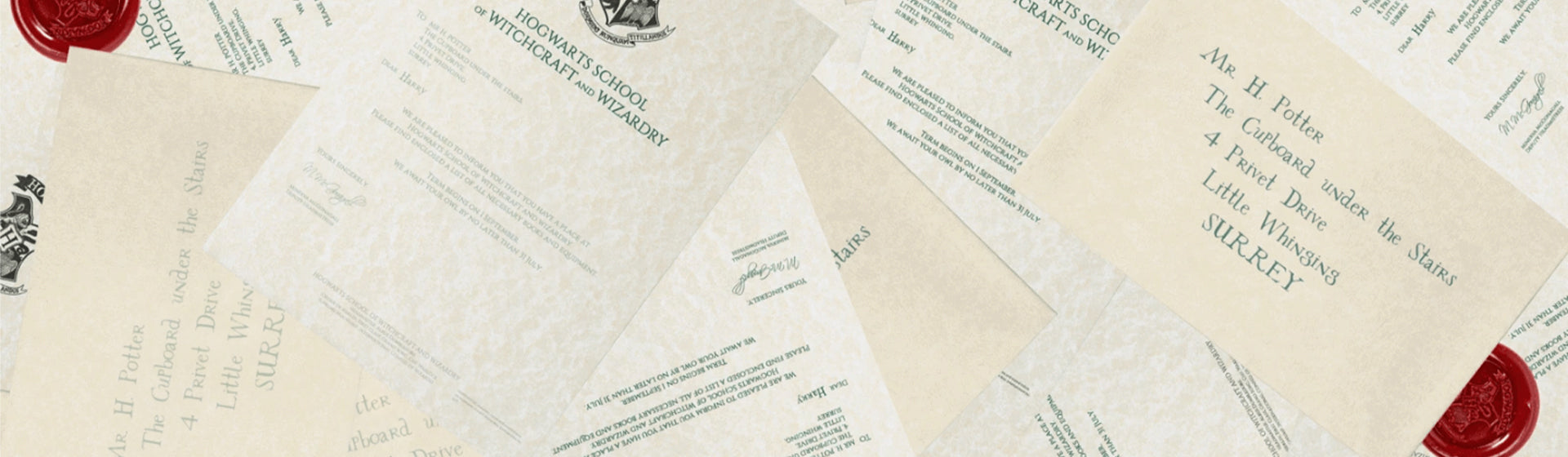 Personalised Hogwarts Acceptance Letter