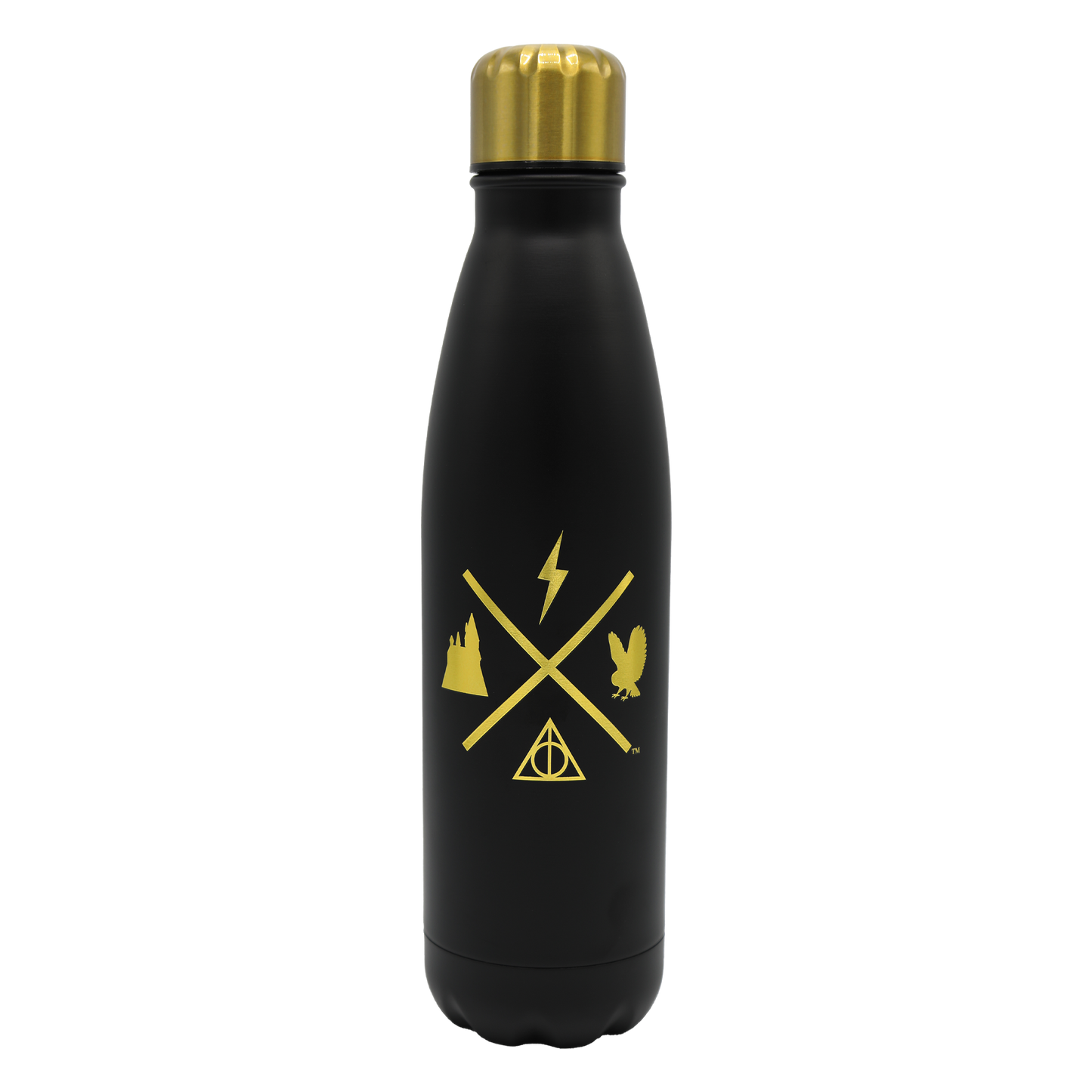 Harry Potter London Black & Gold Water Bottle