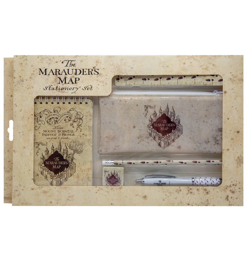 Marauder's Map Stationery Set