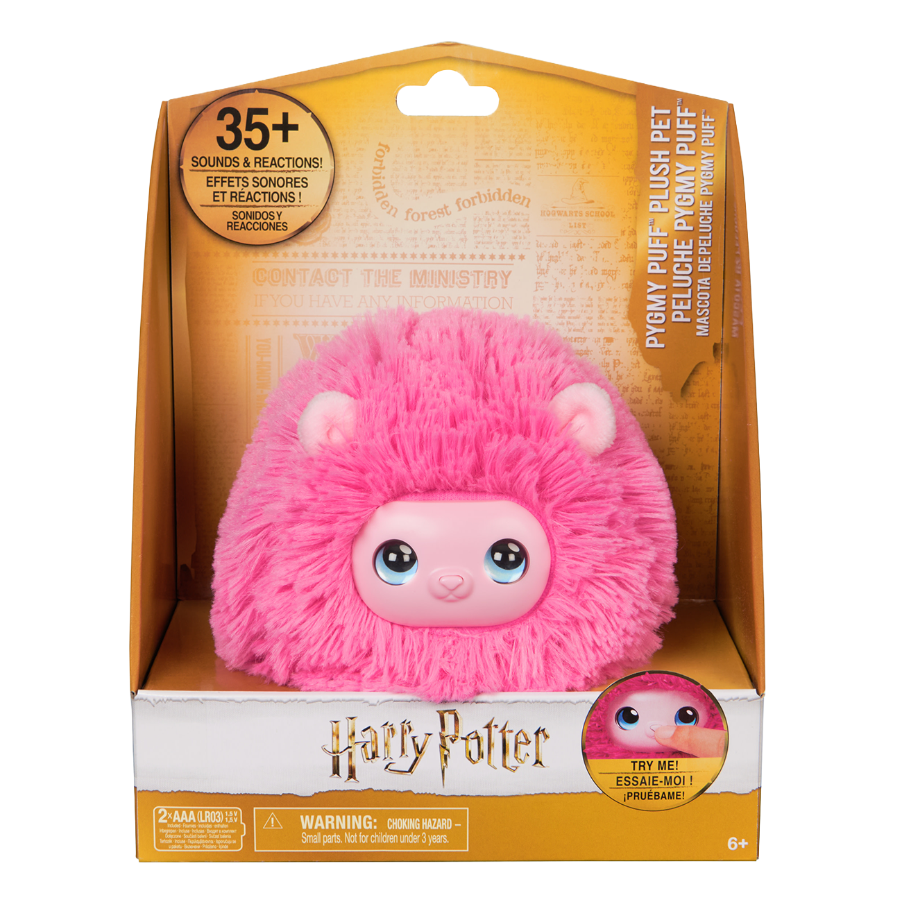 Interactive Pygmy Puff Plush Pet