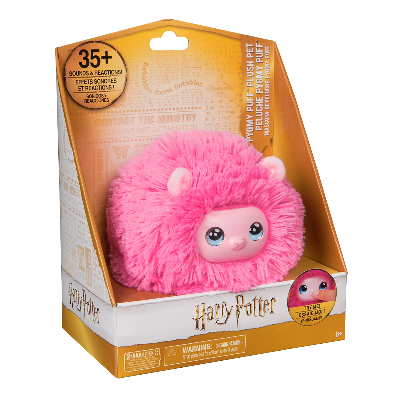 Interactive Pygmy Puff Plush Pet