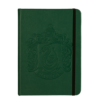 Personalised Slytherin Crest Embossed Journal