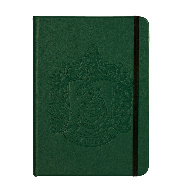 Personalised Slytherin Crest Embossed Journal