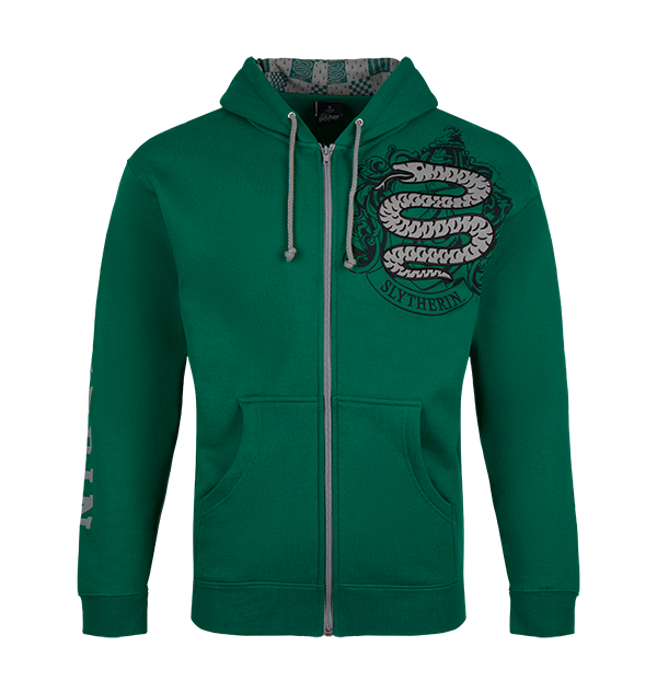 Harry Potter Slytherin hoodie zip cheapest up XL mens