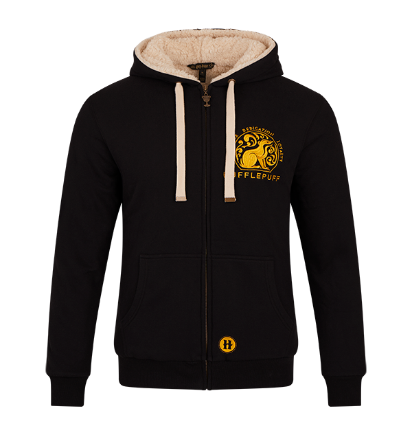 Hufflepuff Fleece Hoodie Harry Potter Shop UK