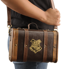 Carrying Mini Hogwarts School Trunk