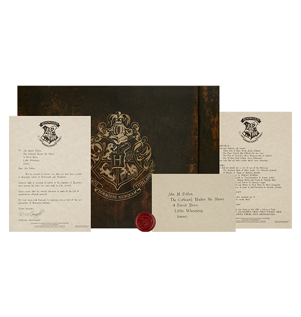 Personalised Hogwarts Acceptance Letter