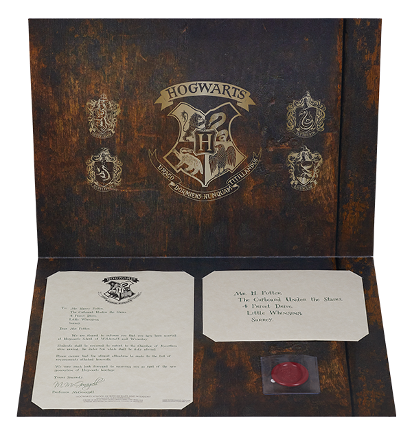 Personalised Hogwarts Acceptance Letter