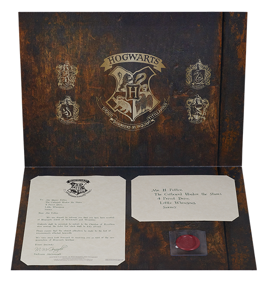 Personalised Hogwarts Acceptance Letter