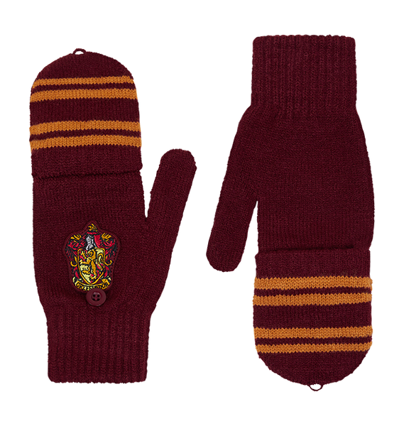 Gryffindor Knitted Mitten Capped Gloves