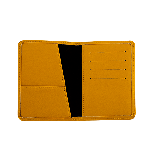 Hufflepuff Embossed Crest Passport Holder