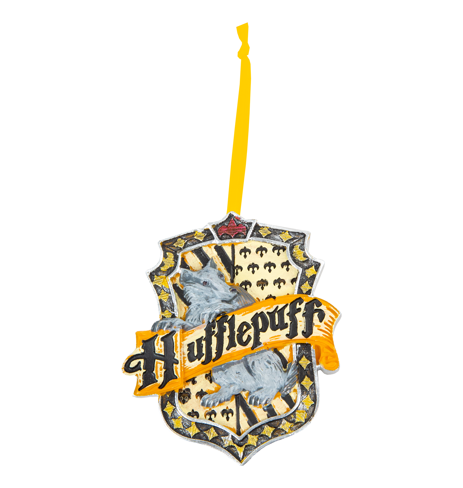 Hufflepuff Crest Hanging Ornament