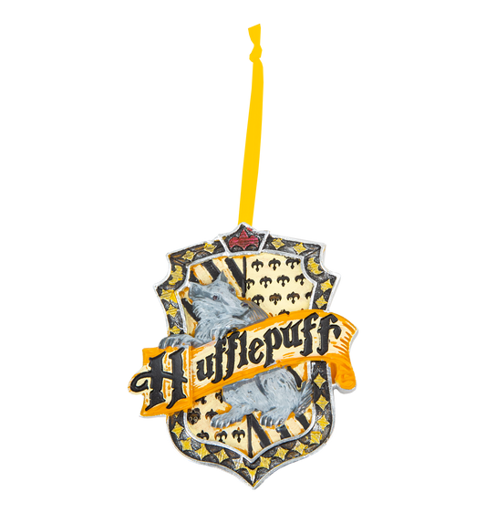 Hufflepuff Crest Hanging Ornament