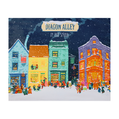 Diagon Alley Christmas Blanket