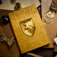 Personalised Hufflepuff Crest Notebook