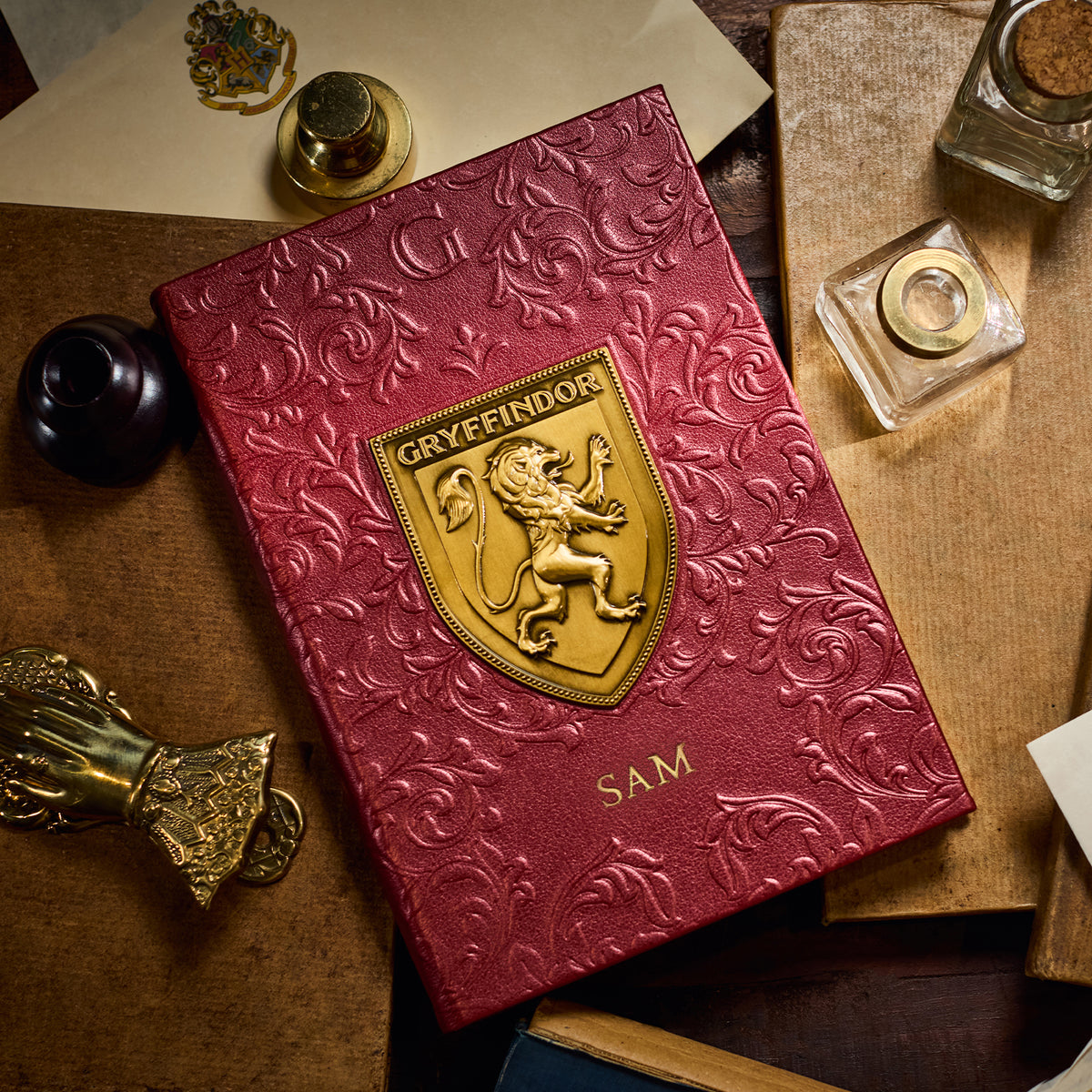 Personalised Gryffindor Crest Notebook