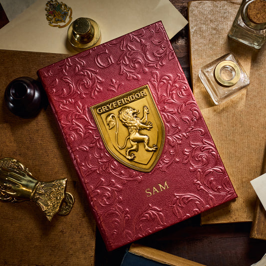 Personalised Gryffindor Crest Notebook