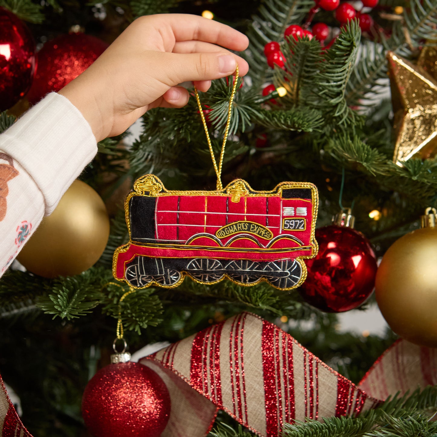 Hogwarts Express Embroidered Ornament