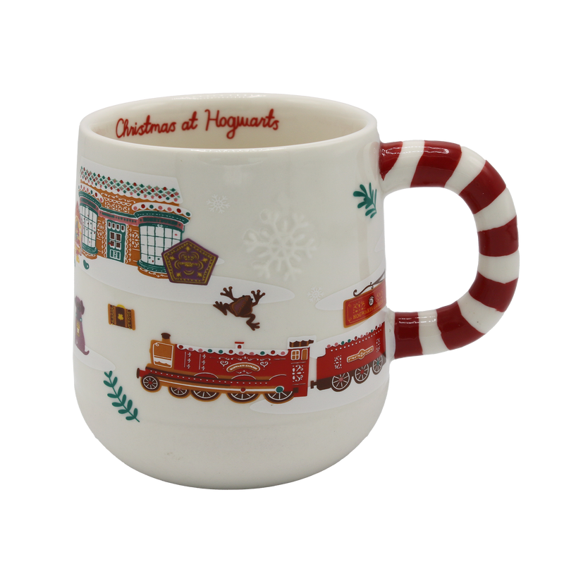 Scenic Hogwarts Christmas Mug