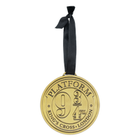 Platform 9 3/4 Metal Ornament