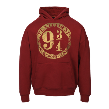Platform 9 3/4 Burgundy Hoodie