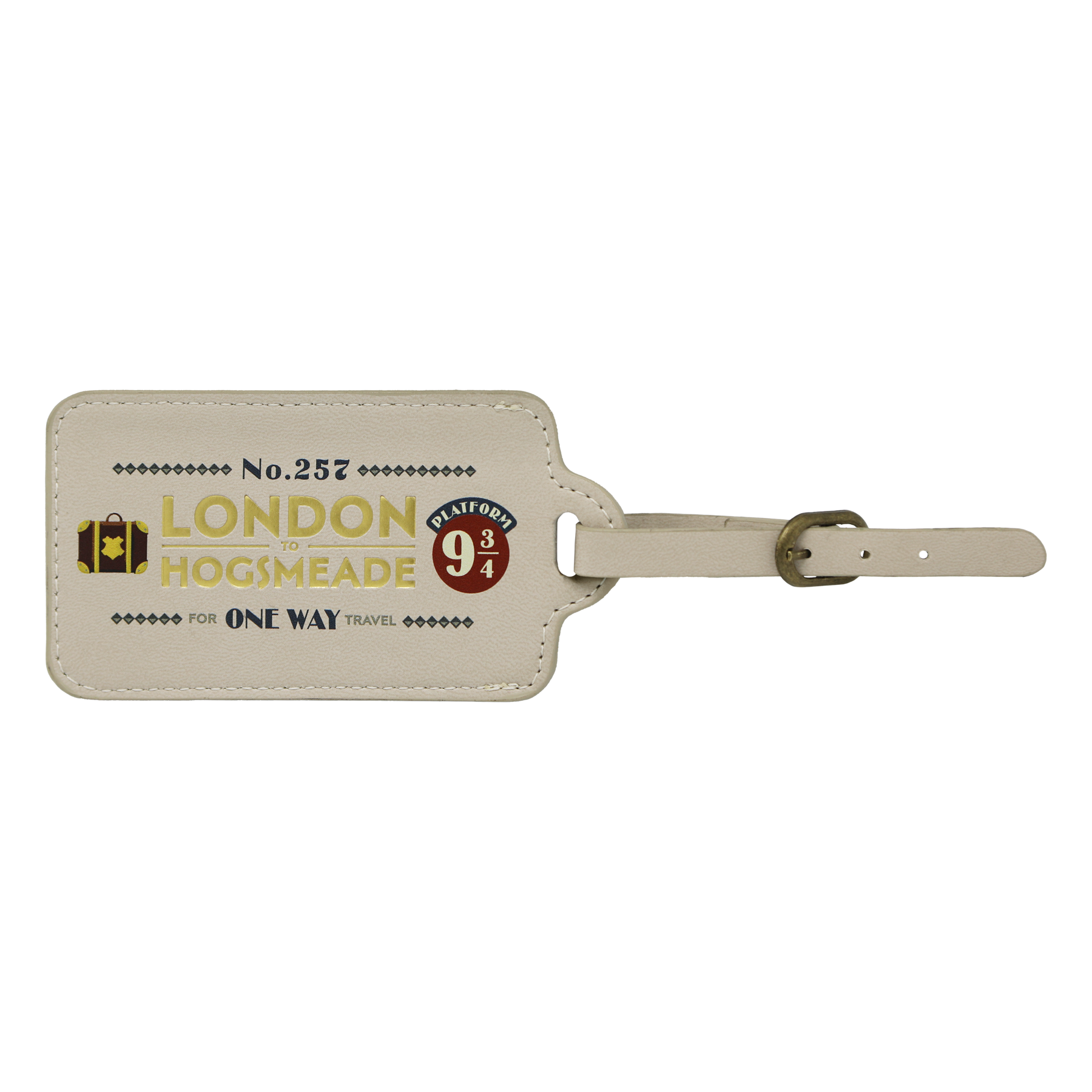 London to Hogwarts Luggage Tag