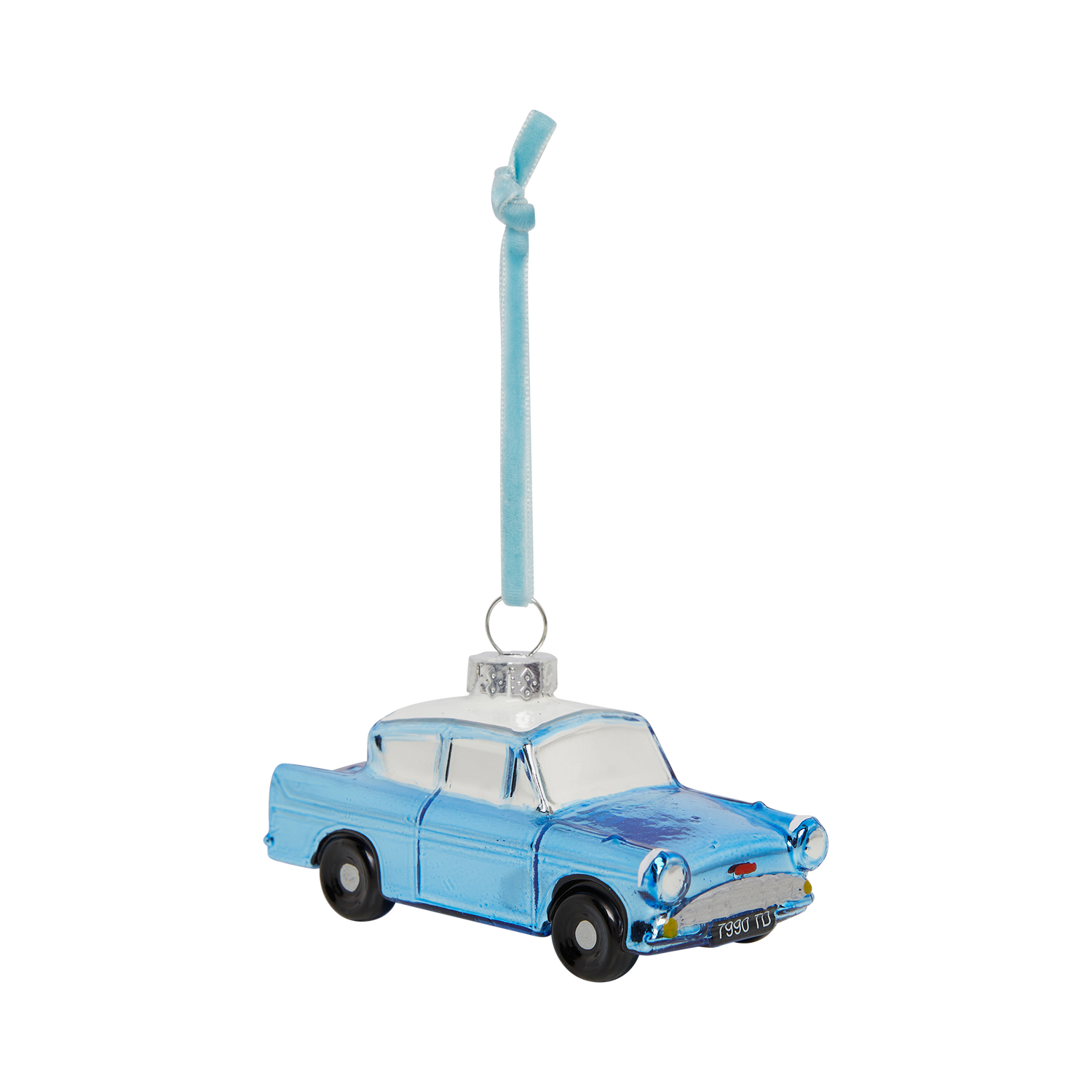 Ford Anglia Glass Ornament