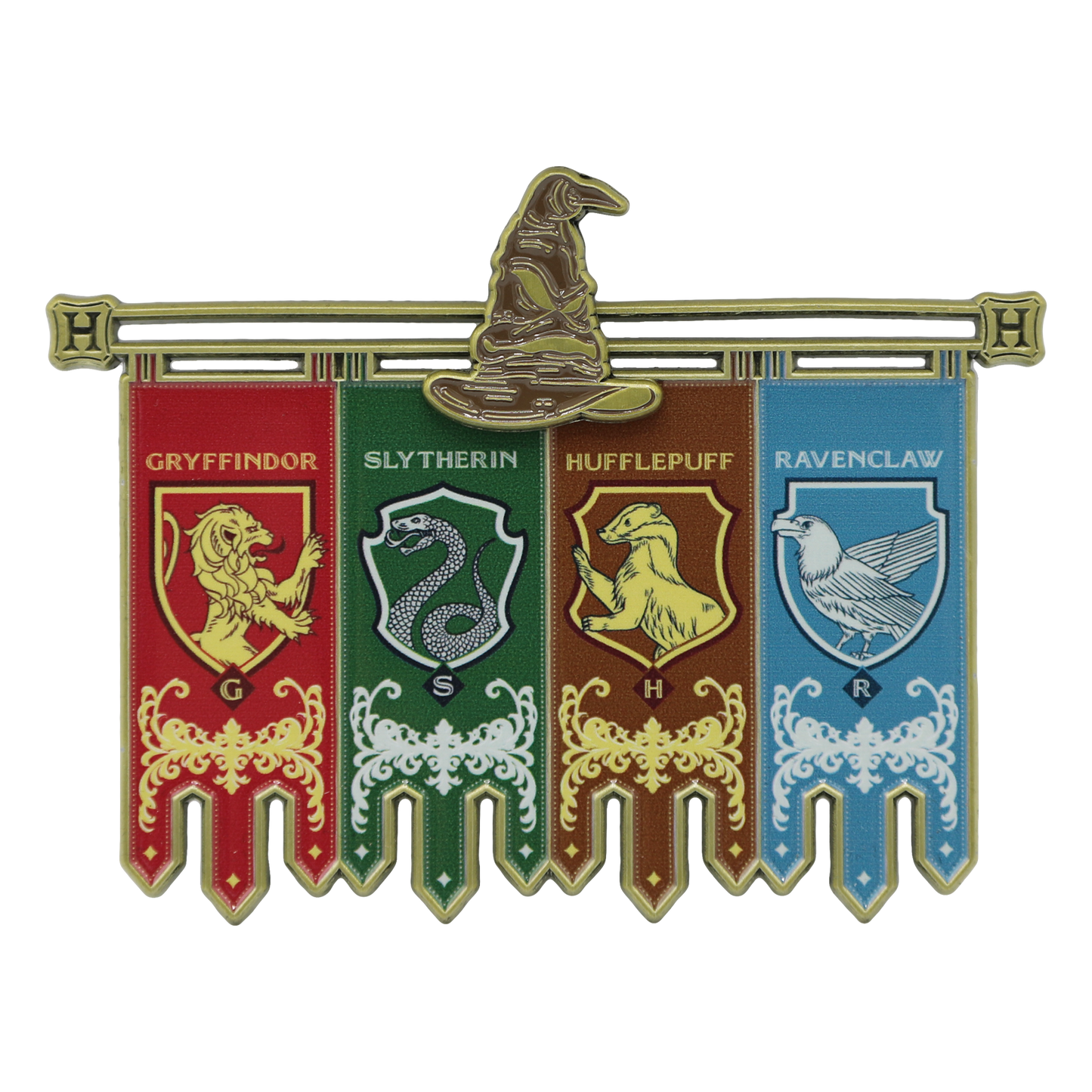 Hogwarts Crest Sliding Pin