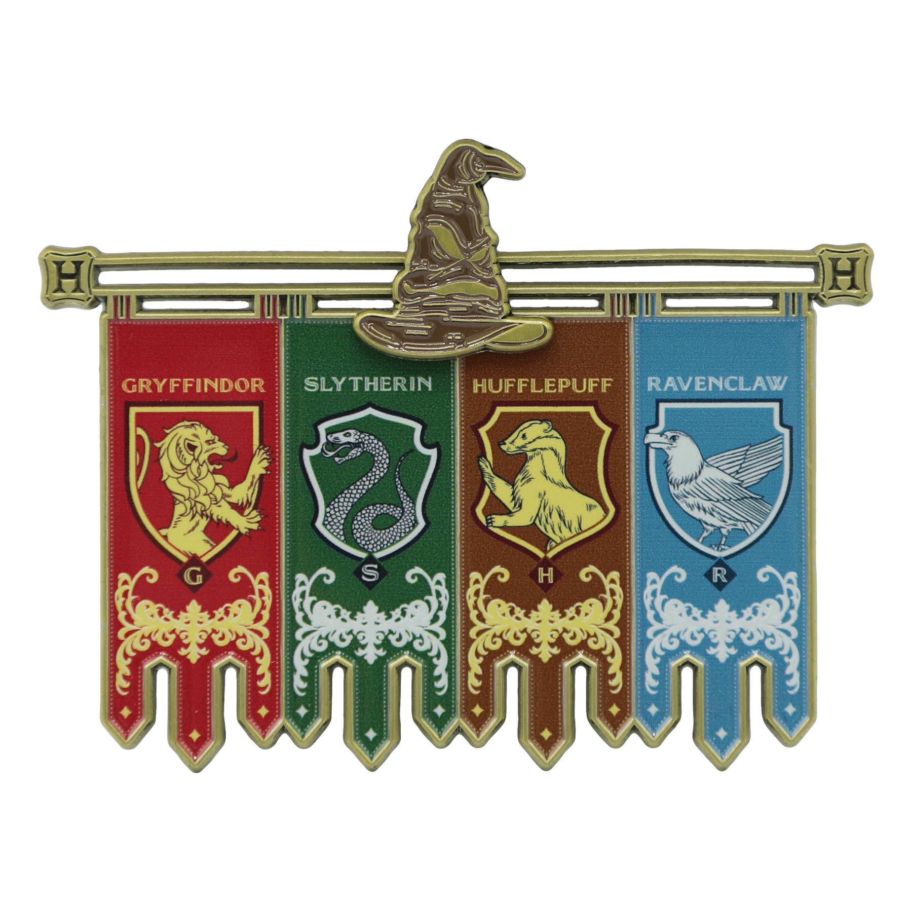 Hogwarts Crest Sliding Pin