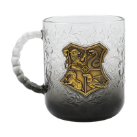 Hogwarts Crest Glass Mug