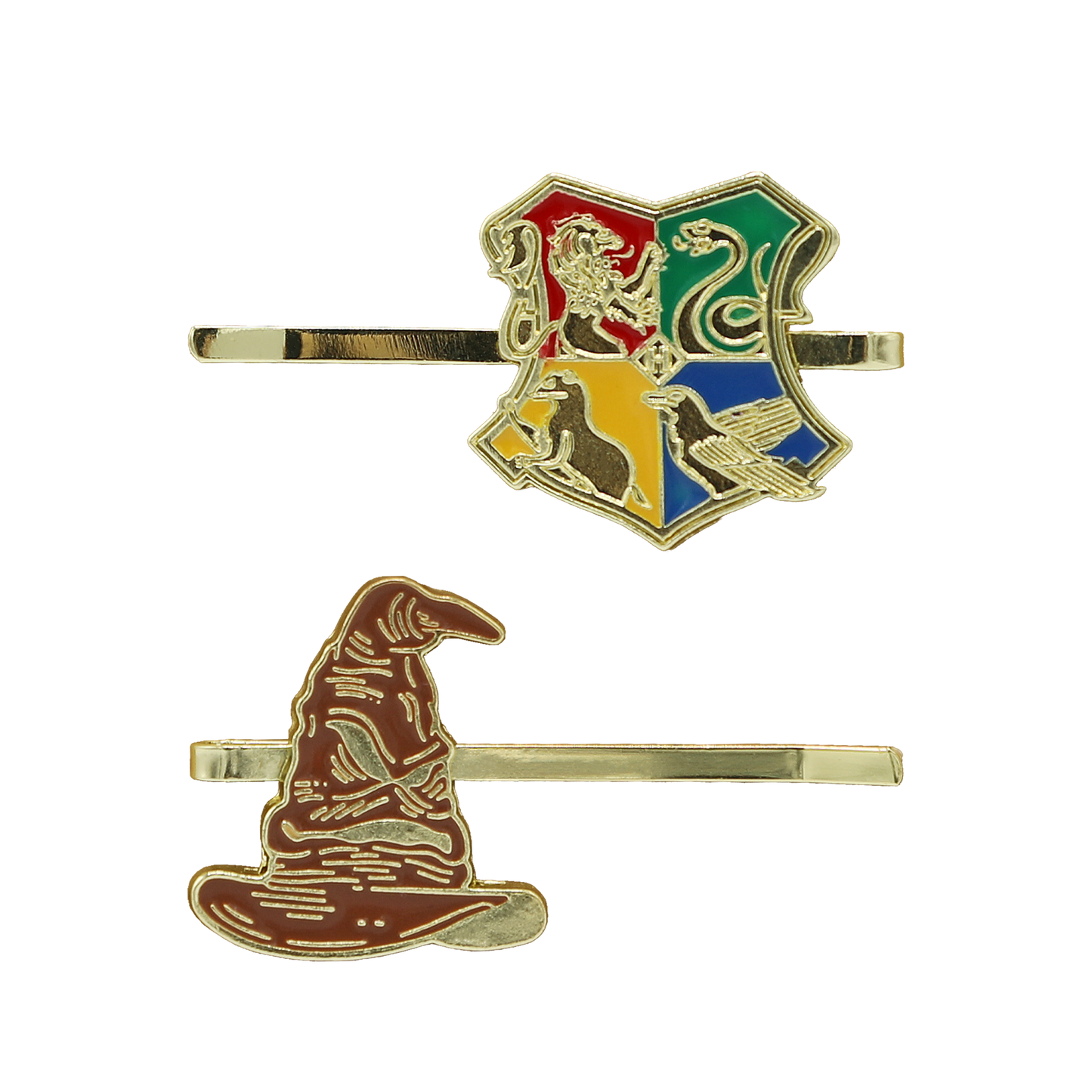 Hogwarts Crest Hair Clips 2-pack