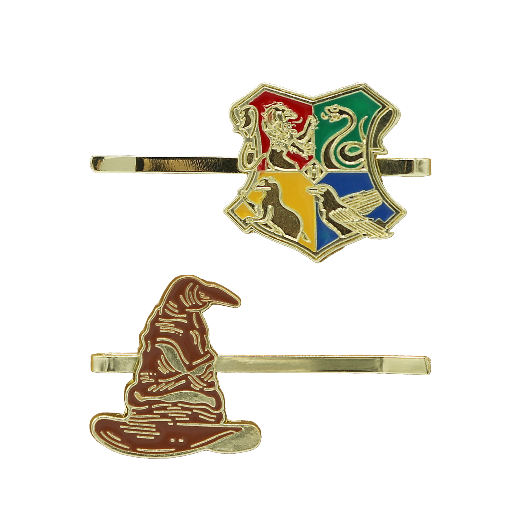 Hogwarts Crest Hair Clips 2-pack