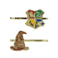 Hogwarts Crest Hair Clips 2-pack