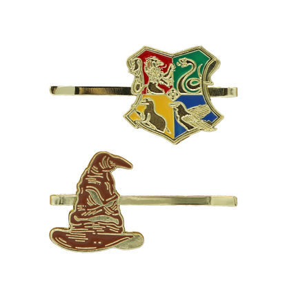 Hogwarts Crest Hair Clips 2-pack