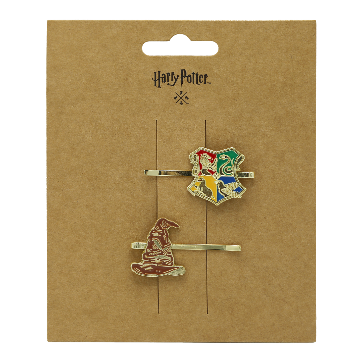 Hogwarts Crest Hair Clips 2-pack