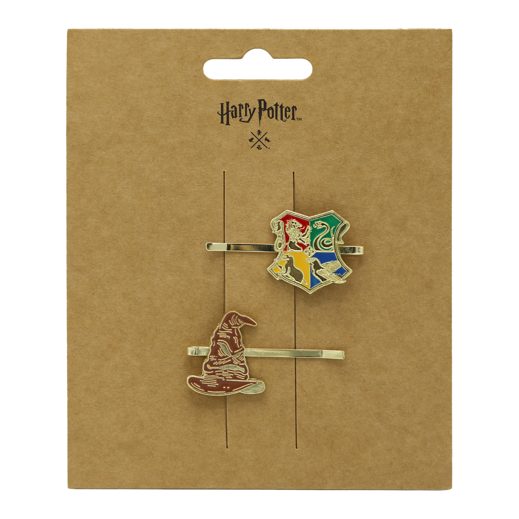Hogwarts Crest Hair Clips 2-pack