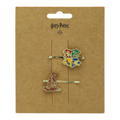 Hogwarts Crest Hair Clips 2-pack