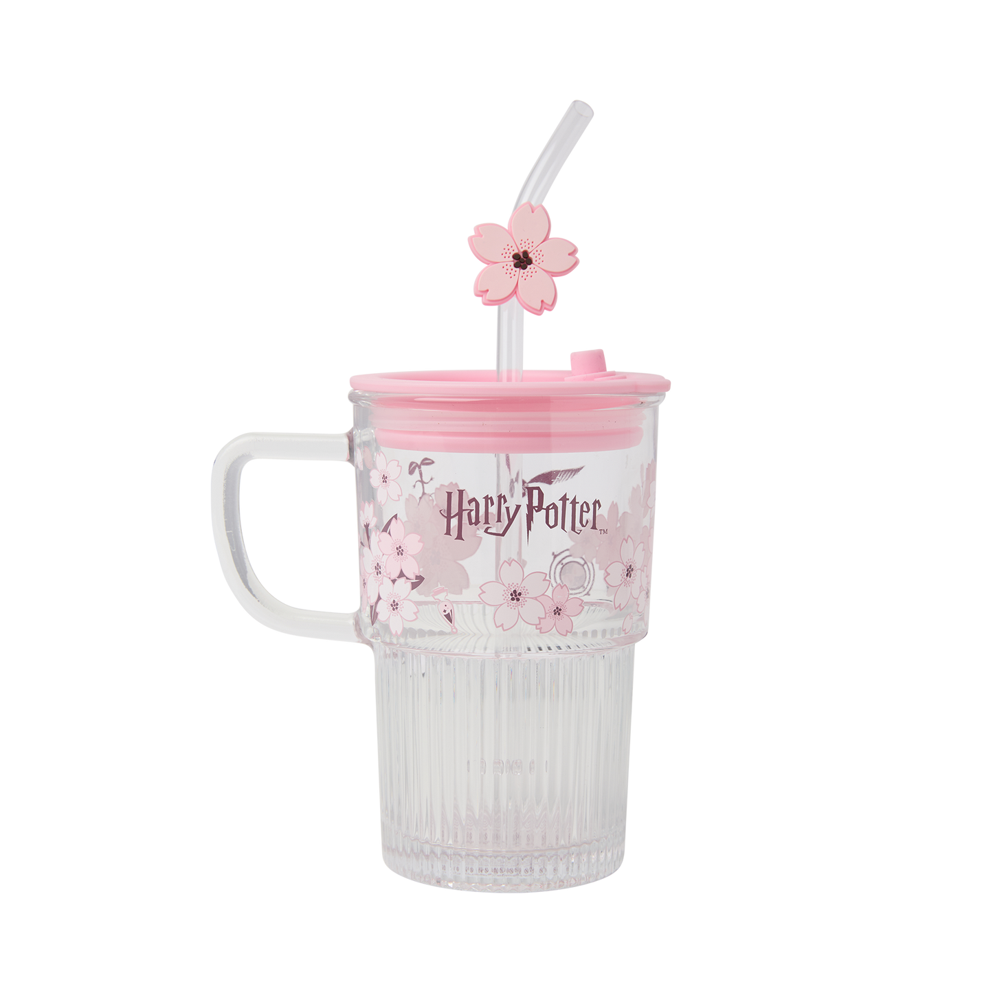 Sakura Glass Mug & Straw