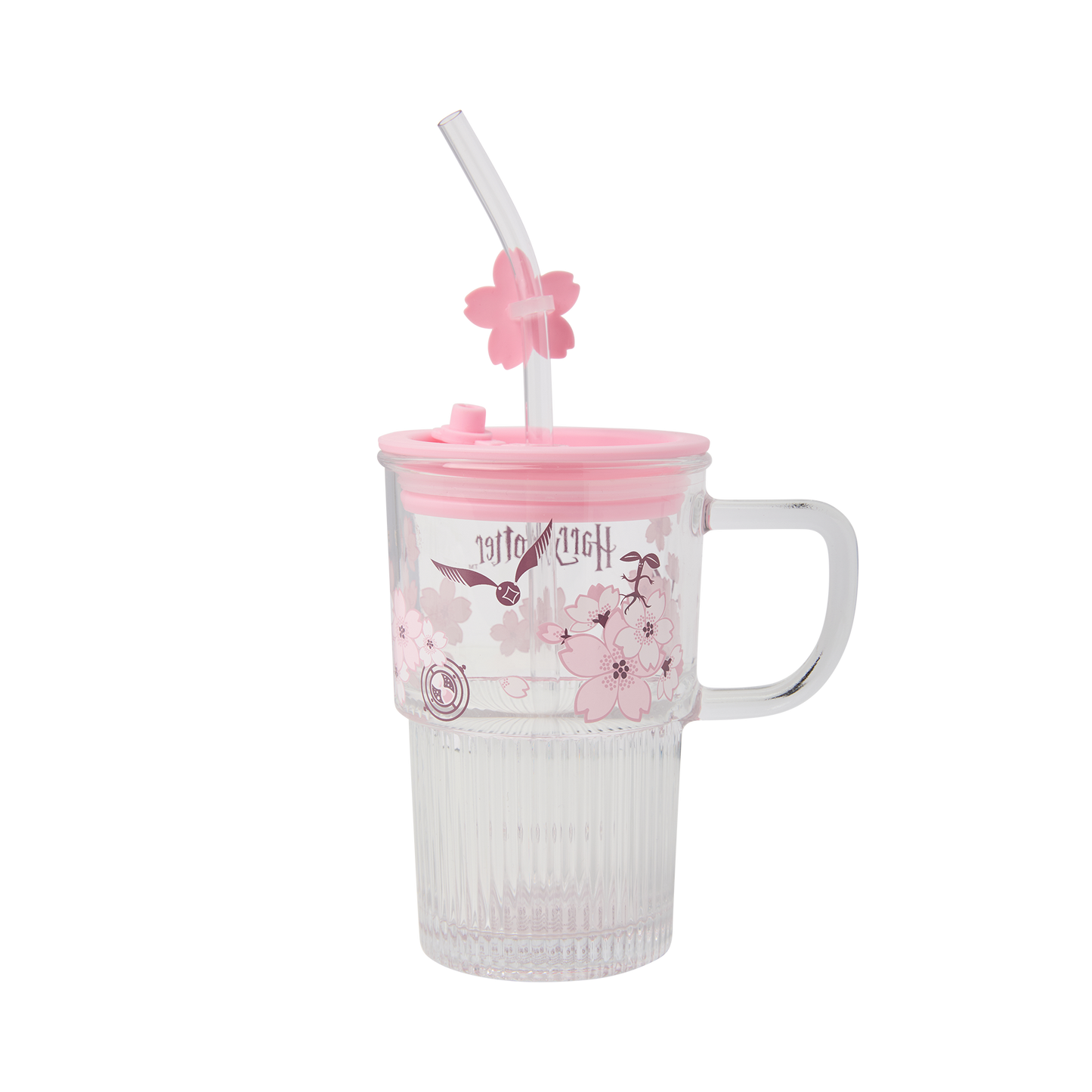Sakura Glass Mug & Straw