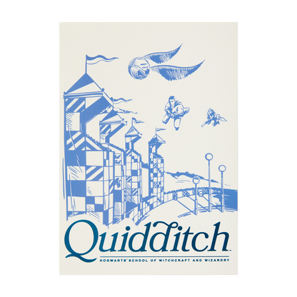 Quidditch Foiled Postcard